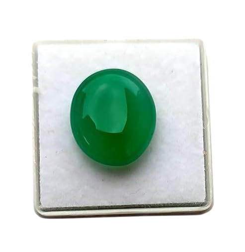 Gema de ágata verde Sulemani Hakik natural de 7.25 Ratti certificada FK8