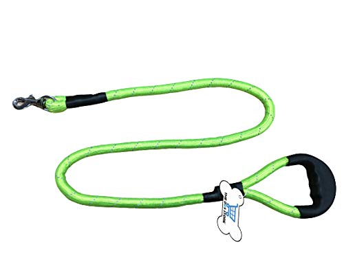Heavy Duty Rope Dog Leash,Nylon Pet Leash, Soft Padded Handle Thick Lead Leash for Large Medium Dogs Small Puppy (Medium, Green) (B08K4WRGHR) Amazon Price History, Amazon Price Tracker