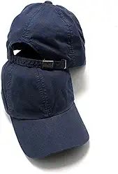 Boné Liso Masculino Feminino Unissex Sarja Aba curvada Com Regulagem De Tamanho