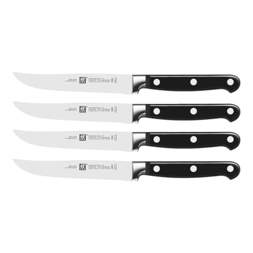 ZWILLING Professional S Steakmesser-Set 4-teilig, Klingenlänge...
