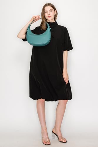 Image of FashionPuzzle Elegant Crescent Shoulder Bag Underarm Purse