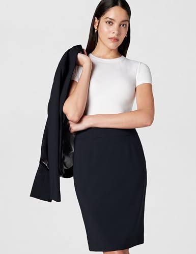 Image of Calvin Klein Womens Centerback Zipper Velvet Wear to Work Suits Skirt