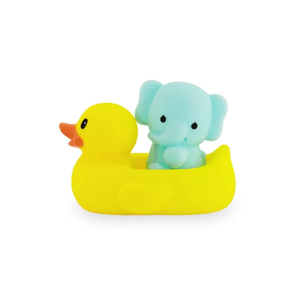 – Infantino Safety Temperature Bath Pals Baby Water Toys From 0 Months and Above - Multicolor