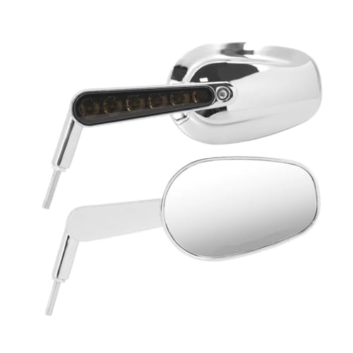 Rétroviseurs de moto V-Rod Muscle avec lampe clignotante pour vos road-trips nocturnes