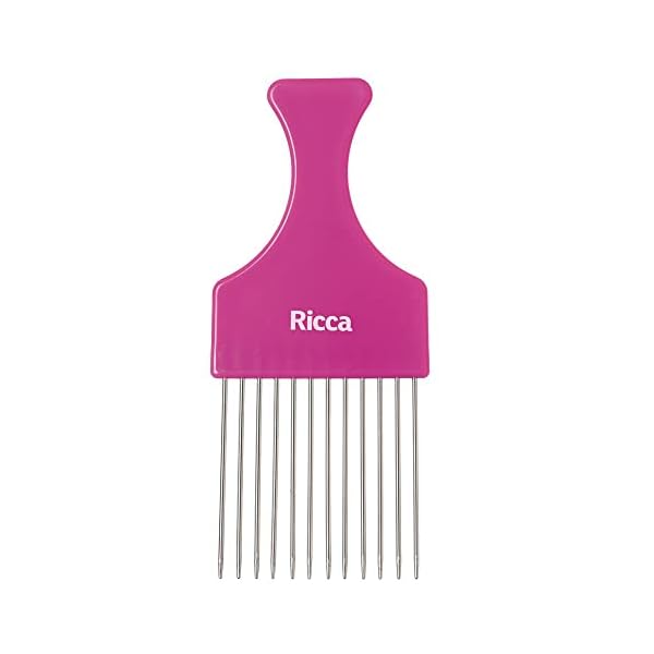 Ricca Pente Garfo Cachos Metal - Imagem 3