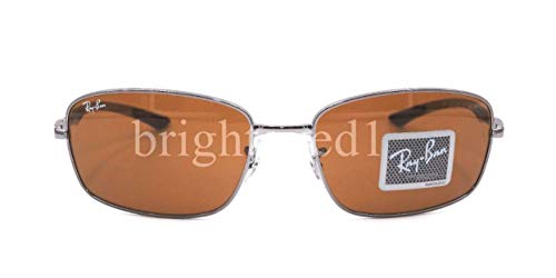 Ray-Ban TECH RB8308-004 Sunglasses Carbon Fiber/Gunmetal w/Brown lens 59mm2