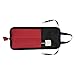 Drumstick Portable Handbag with Handle, Convenient Drum Stick Storage Hanging Bag for Drummers - (Brown) (Red)