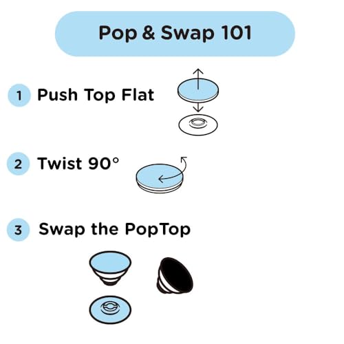PopSockets PopTop support interchangeable avec dessus antistress Squishy