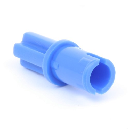 Lego technic, set da 80 assi con pin, di colore blu.
