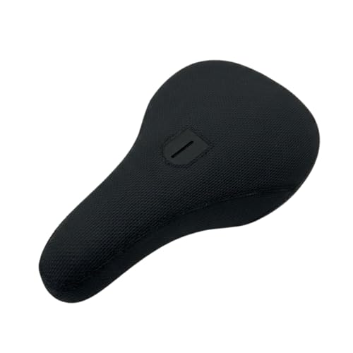 BMX Seat - Comfortable Padded Bike Saddle with Memory Foam - Compatible with Pivotal Style Posts - Bicycle Seat for Freestyle Street Dirt Jumper and Park (Saddle Only)