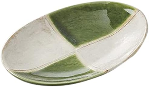 Set of 10, Appetizer Plates, Olibe Checkered Oval Fruit Dish, 8.1 x 5.6 x 1.1 inches (20.6 x 14.3 x 2.7 cm), Restaurant, Ryokan, Japanese Tableware, Restaurant, Commercial Use, Tableware
