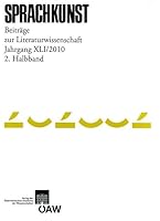 Sprachkunst Beitrage Zur Literaturwissenschaft Jahrgang XLI/2010 2. Halbband 3700172656 Book Cover