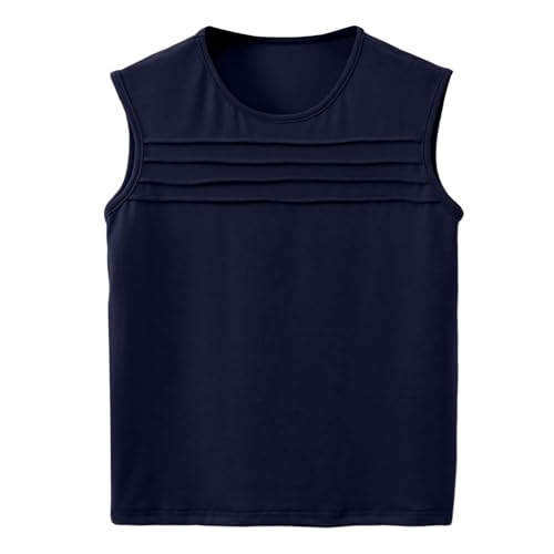 Girls Tank Top Solid Athletic Dance Tops Sleeveless Pleated T-Shirt Quick Dry Undershirt Kids Basic Tank Summer Blouse