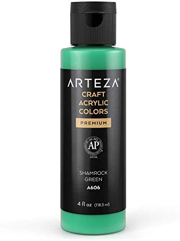 ARTEZA Craft Acrylic Paint, A507 Navy Blue, 118 ml Bottle, Water-Based, Blendable, Outdoor Craft Paint for Art & DIY Projects on Glass, Wood, Ceramics, Fabrics, Paper & Canvas