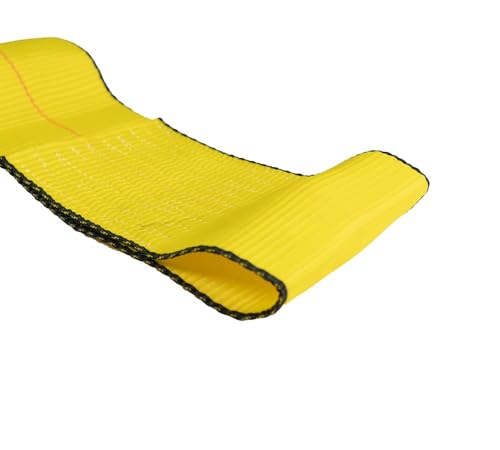 Mytee Products (10 Pack) 4" x 5' Roll Off Container Yellow Winch Strap w/Large Flat Hook for Roll Off Truck, 5,400 lbs Working Load Limit by Mytee Products - Image 8