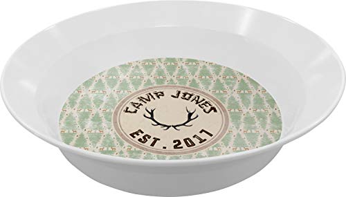 Personalized Deer Melamine Bowl - 12 oz