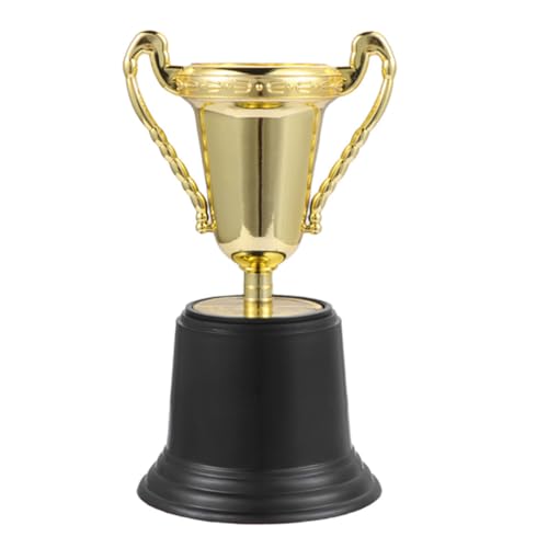 Kisangel 1Pc Mini Troféu Troféu De Futebol Troféus De Plástico Microfone Troféu Participação Troféu