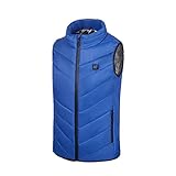 Heated Vest Men Women Duck Down Vests Children's USB Heating Cotton Vest, Boys and Girls Thermostatic Heated Vest 5V2A Smart Far Infrared Heating Vest 2-Zone Warm Vest Men Women Heated Jackets