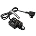 KOERTACOO D-Tap 1×3 Power Splitter Adapter with Voltage Display & 1/4 Mounting Screws for V-Mount/Gold Mount Battery,Camera Cage,Video Transmission, Monitor, BMPCC 4K/6K, etc.
