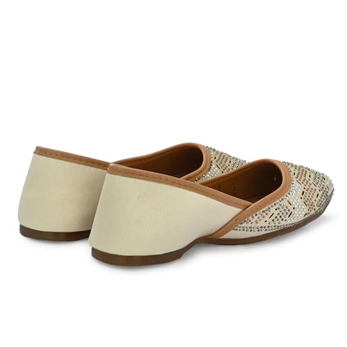 Image of Flavia Womens Flv07 Ballet Flat | Ethnic Shoes | Wedding Footwear | Fashionably Stylish for Everyday wear