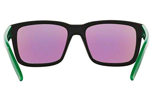 Arnette Swindle 4218 Sunglasses Black Green/Green Mirror4