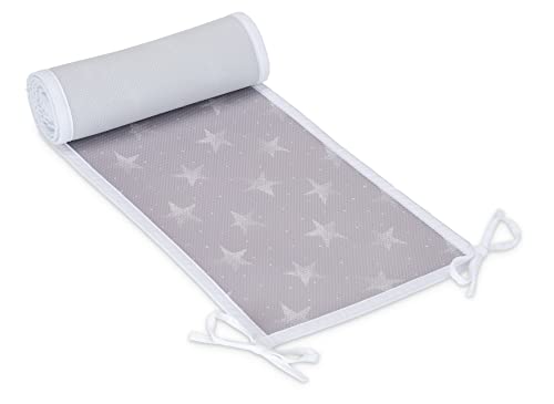 FabiMax Nestchen/Bettumrandung aus atmungsaktivem Netzstoff, 200 cm...