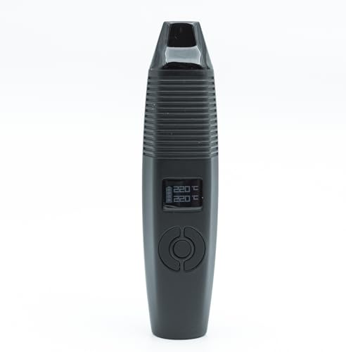 Dry Herb Vaporizer – CRATER™ Deluxe NEO V2 | 3200 mAh Battery Portable Hybrid Vaporizer with Isolated Airflow, Precise Temperature Control, USB-C Fast Charging | UK-Designed Herbal Vape/Vapouriser
