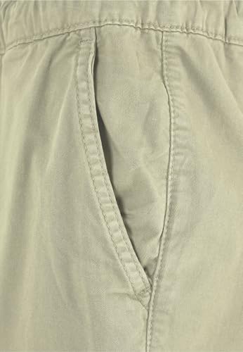 Urban Classics Damen High Waist Cargo Jogging Pants – Jogginghose im Regular Fit mit hohem Bund, Cargotaschen mit Knopfverschluss, Baumwolle mit Stretch für Streetwear und Freizeit,Summerolive,M