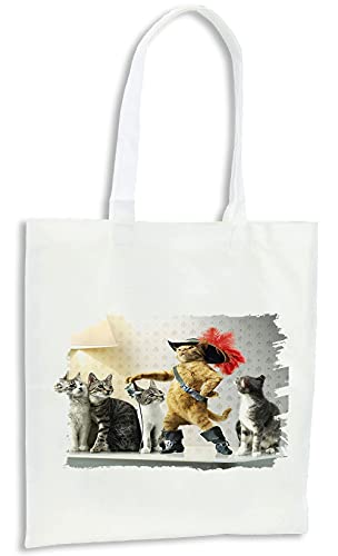 MERCHANDMANIA PACK CON 4 BOLSAS GATO CON BOTAS HEROE MOSQUETERO compra cocina adorno