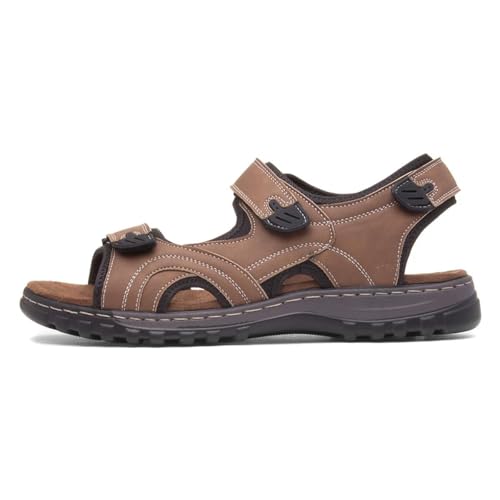 Hobos Mens Tan Easy Fasten Sport Sandal - Size 9 UK - Brown