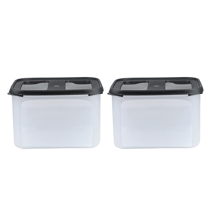 Image of Cutting EDGE 2X Series 3L Airtight Modular Container, Set of 2 (Dark Blue) | Plastic Material, 2 Piece Set, Capacity 3L, Kitchen, Kitchen Storage