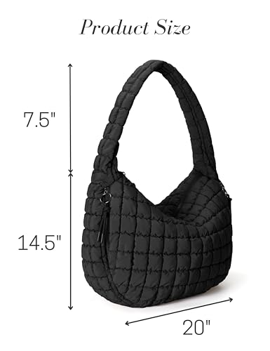 Bolso Tote acolchado grande para mujer miniatura 5