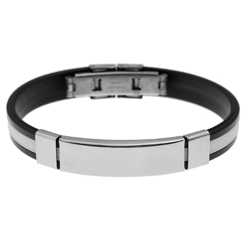 Biniveil Pulsera magnética de Titanio Lympunclog | Pulseras Magnéticas Ajustables,Muñequeras de Moda para Playa, Parques, Camping, Senderismo, Pesca, Regalos para Hombres y Adolescentes.