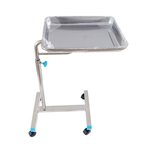 Équipement médical de Chariot de Chariot à roulement de beauté de Plateau réglable de Support, Plateau Mobile de Stockage de Coiffure d'instrument de Service de Salon de Spa - capacité de 10kg Cover