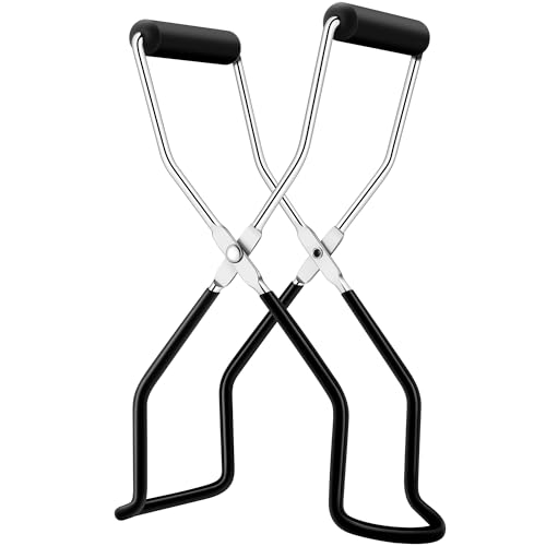 Comparison: Best Canning Jar Lifter 4 Rainspire Canning Jar Lifter, Canning Tongs Jar Lifter, Canning Tools, Canning Supplies for Home Kitchen, Stainless Steel, Black