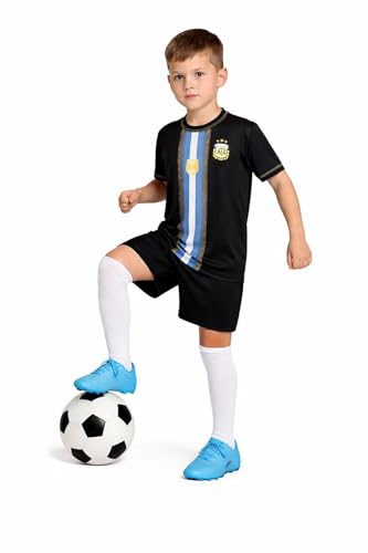 Image of Messi 10 Home Football Jersey T-Shirt((Kid's,Boy's & Men)