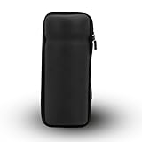 Bolsa para Botellas de Bicicletas, Bolsa de Herramientas para Bicicletas de Nailon y poliéster, Bolsa portátil para Kits de Bicicletas, Carcasa Dura Negra para Mantenimiento de