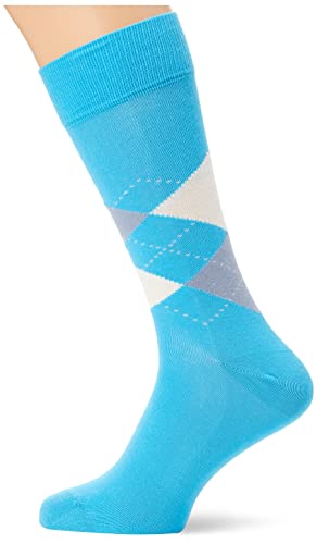 Hackett London Mens Argyle Socken, 5BPSKY/Blue, Medium Cover