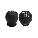 Silicone Protective Cover for Manual Gear Shift Knob Lever Handle Offering Protection and Maintaining Shape Over (Sixth Class Black)
