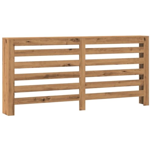 vidaXL Cubierta de radiador Madera Color Roble Artesano 175x20x82 cm