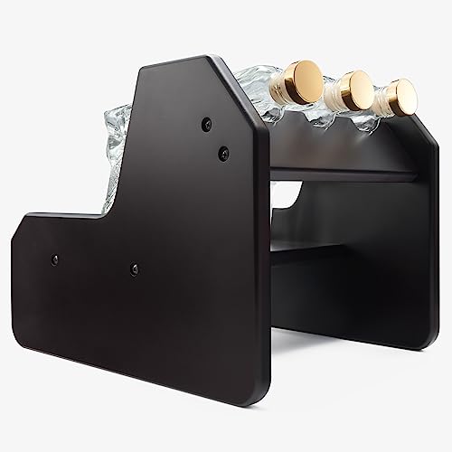 Image of Gifts for Men Dad Whiskey Decanter Set | 7.7 Oz | Three Pistol Gun & Wooden Stand, Unique Birthday Gift Ideas Daughter Son, Home Bar Gifts, Drinking Accessories Military Present Cool Dispenser