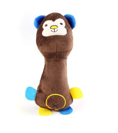 Cute Pet Dog Cat Plush Squeak Sound Dog Toys Funny Fleece Durability Chew Molar Toy Fit for All