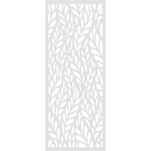 Image of 33 3 /8 inchW x 84 3 /8 inchH x 3 /8 inchT Ortonville Decorative Fretwork Wall Panels in Architectural Grade PVC