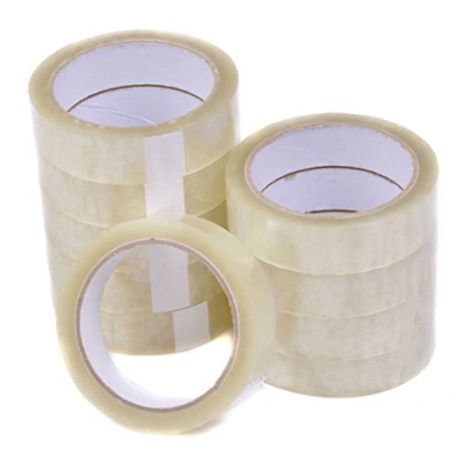 Image of Arushi Clear Transparent BOPP Packing Tape 3 Inch x 65 Meter Heavy Duty Industrial Packaging Tape for E-Commerce Box Sealing, Office, Warehouse and Home Use Strong Adhesive (Pack of 1)