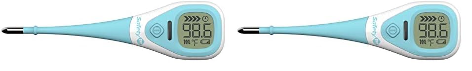 Safety 1st Termómetro 2 en 1 de lectura rápida, tamaño único, azul (paquete de 2)
