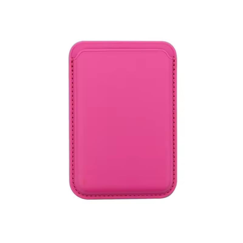 Image of MIDOS Magnetic Card Wallet Holder Designed for MagSafe Compatible with iphone16, iPhone 15, iPhone 14, iPhone 13, iPhone 12 Series iPhone 17 Models (Rose Pink)