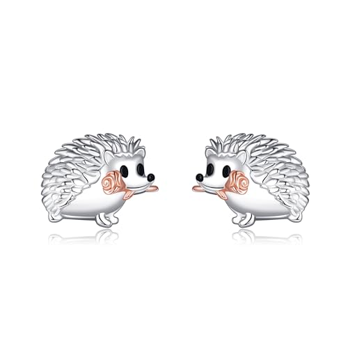 URONE 925 Sterling Silver Cute Animal Earrings Animal Jewelry Gifts for Women