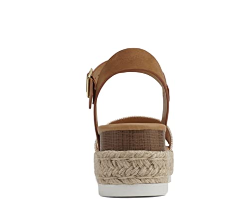 Image of Soda CLIP ~ Women Open Toe Ankle Strap Platform Espadrille Sandal