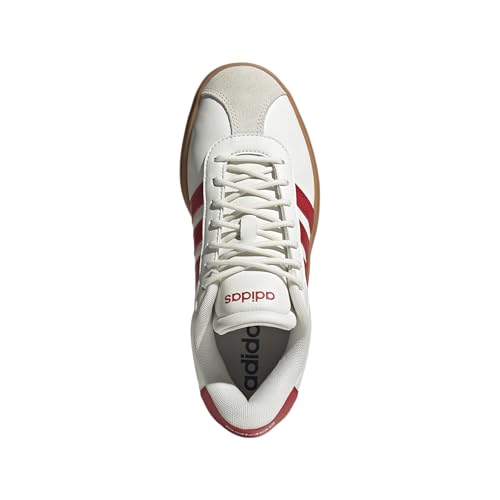 Image of adidas Womens Vl Court Bold Lace Up Sneakers Shoes Casual - Pink
