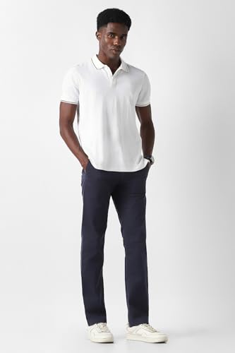 Image of Van Heusen Men's Mid Rise Premium Cotton Slim Fit Casual Trouser Chinos